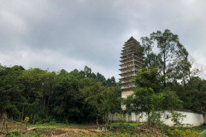 20211016彭州, 镇国寺塔